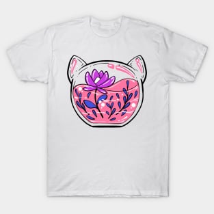 Genderfluid Potion Terrarium Hidden colors T-Shirt